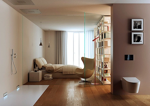 Умный унитаз-биде подвесной Geberit AquaClean Sela белый 146.145.11.1