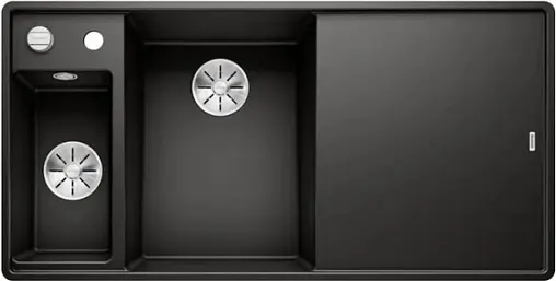 Мойка кухонная Blanco Axia III 6 S-F 100 L (доска ясень) черный 525853