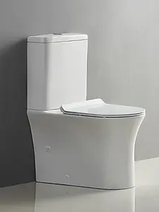 Унитаз-компакт безободковый BelBagno Ancona белый BB1224CPR-P+BB1224T Унитаз-компакт безободковый BelBagno Ancona белый BB1224CPR-P+BB1224T, 4