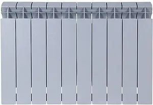 Радиатор биметаллический 10 секций Global Style Plus 500 серый Радиатор биметаллический 10 секций Global Style Plus 500 серый, 2