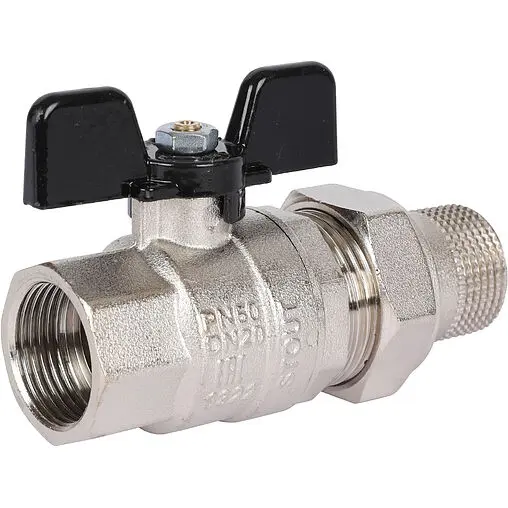 Кран шаровый с американкой ¾"в x ¾"н Stout SVB-0007-000020