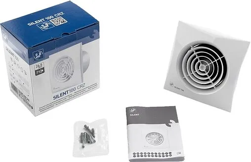 Вентилятор вытяжной Soler &amp; Palau SILENT-100 CRZ белый