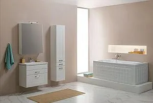 Шкаф-зеркало Aquanet Рондо 60 R белый 00189163, 5