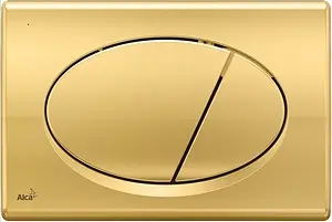 Клавиша смыва для унитаза AlcaPlast M75 золото Клавиша смыва для унитаза AlcaPlast M75 золото, 1