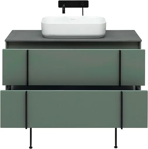 Тумба под умывальник подвесная Allen Brau Reality 100 олива 1.32007.CGM