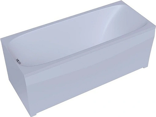 Ванна акриловая Aquatek Альфа 150х70 L с фронтальной панелью с каркасом (вклеенный) ALF150-0000025