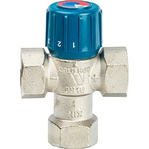 Трехходовой термостатический смесительный клапан 1" +25...+50°С Kvs 2.1 WATTS Aquamix AM63C 10017421 Трехходовой термостатический смесительный клапан 1" +25...+50°С Kvs 2.1 WATTS Aquamix AM63C 10017421, 2