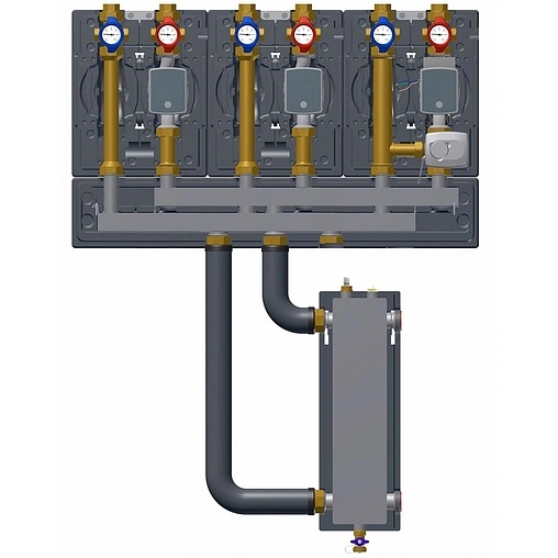 Набор для подключения 1&quot;нг x 1&quot;нг WATTS RB-HW80/120 VB20 10082527