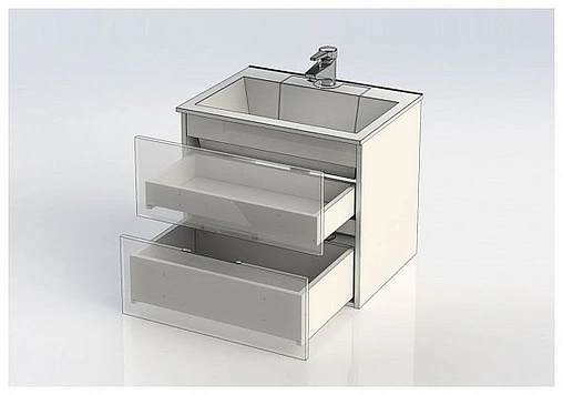 Тумба под умывальник подвесная Aquanet Алвита 60 белый 00184301