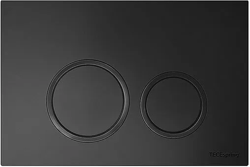 Комплект 6 в 1 TECEspring Base R K401104WCRP с кнопкой TECEspring R 9940104 черный матовый