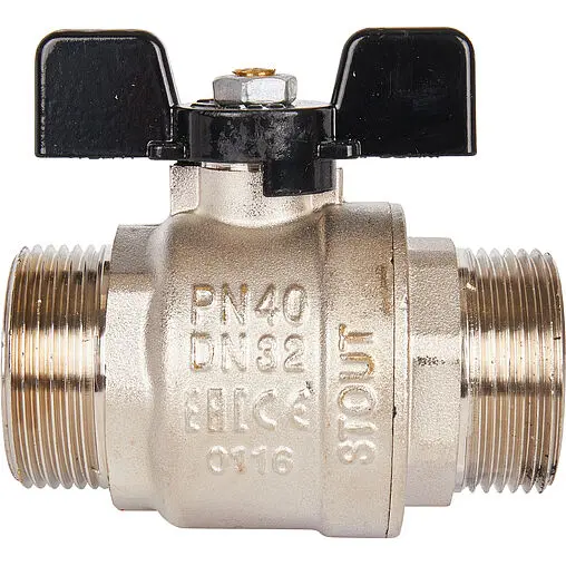 Кран шаровый 1¼"н x 1¼"н Stout SVB-0006-000032