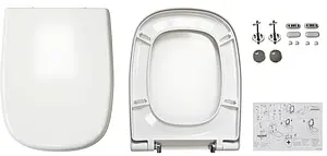 Унитаз приставной безободковый Sanita Luxe Infinity Rimless белый INFSLBW0104R Унитаз приставной безободковый Sanita Luxe Infinity Rimless белый INFSLBW0104R, 5