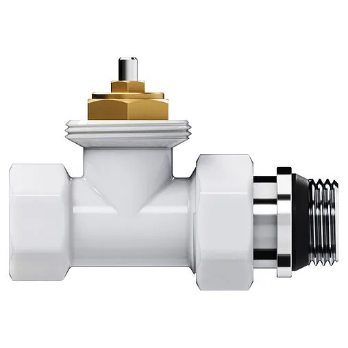 Комплект вентилей терморегулирующих прямых ½&quot; в/н Royal Thermo Design белый RATVDP11212WH