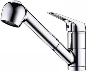 Смеситель для кухни с выдвижным изливом Omoikiri Takayama-S хром OTA-CR-40, 1