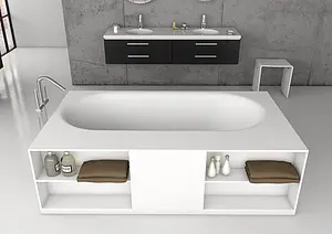 Ванна отдельностоящая из искусственного камня Riho Burgos 180x102 белый BS4200500000000 Ванна отдельностоящая из искусственного камня Riho Burgos 180x102 белый BS4200500000000, 5