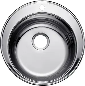 Мойка кухонная Омега нержавеющая сталь 5108О, 1