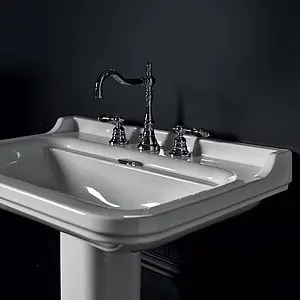 Раковина Kerasan Waldorf 80 белый 4141K1bi/cr*3 Раковина Kerasan Waldorf 80 белый 4141K1bi/cr*3, 3