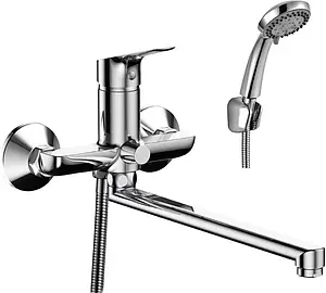 Смеситель для ванны с длинным изливом Rossinka хром RS29-33 Смеситель для ванны с длинным изливом Rossinka хром RS29-33, 1