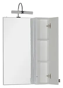Шкаф-зеркало Aquanet Честер 60 белый/серебро 182681, 4