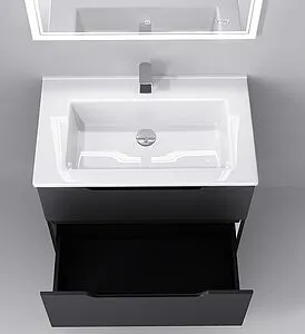 Тумба под умывальник подвесная Jorno Slide 75 антрацит Sli.01.75/P/A Тумба под умывальник подвесная Jorno Slide 75 антрацит Sli.01.75/P/A, 3