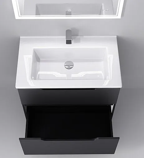 Тумба под умывальник подвесная Jorno Slide 75 антрацит Sli.01.75/P/A Тумба под умывальник подвесная Jorno Slide 75 антрацит Sli.01.75/P/A