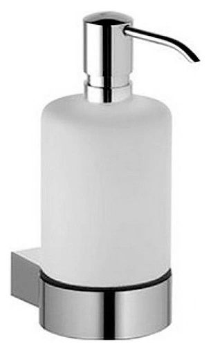 Дозатор для жидкого мыла Keuco Plan хром/белый 14953019000