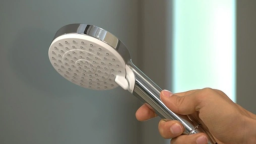 Душевой набор Hansgrohe Crometta 100 Vario EcoSmart 2jet 125см хром/белый 26693400