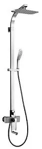 Душевая система со смесителем для ванны Lemark Melange белый/хром LM4962CW Душевая система со смесителем для ванны Lemark Melange белый/хром LM4962CW, 1