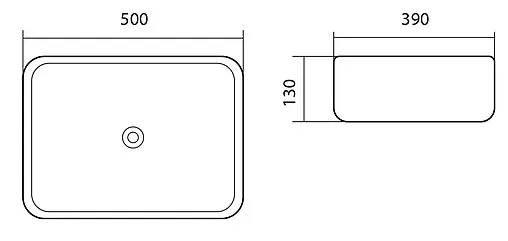 Раковина Aquatek Вега 50 белый AQ5515-00