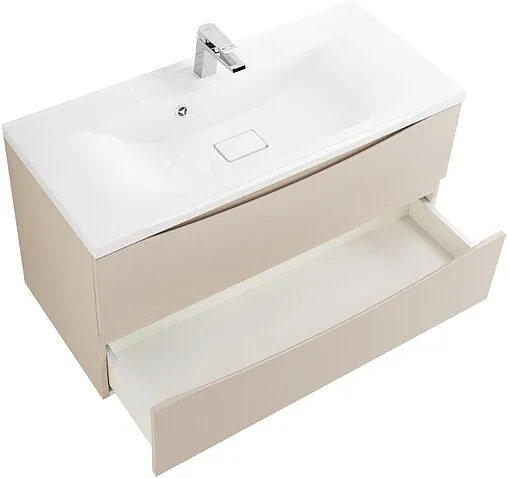 Тумба под умывальник подвесная BelBagno MARINO 100 Crema Opaco MARINO-1000-2C-SO-CO-P Тумба под умывальник подвесная BelBagno MARINO 100 Crema Opaco MARINO-1000-2C-SO-CO-P