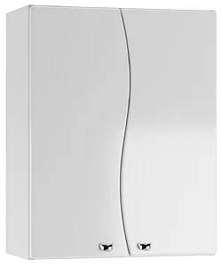 Шкаф двухстворчатый Айсберг Волна 02-55 белый DA1066HR, 1