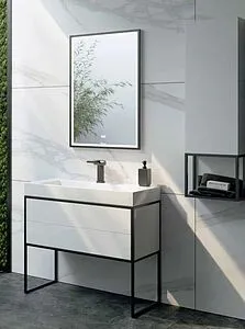 Тумба под умывальник подвесная Clarberg Logic T9н белый LOG0109N Тумба под умывальник подвесная Clarberg Logic T9н белый LOG0109N, 5