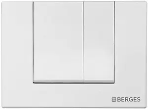 Клавиша смыва для унитаза BERGES Novum S1 040041 белый глянцевый Клавиша смыва для унитаза BERGES Novum S1 040041 белый глянцевый, 1