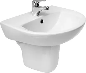 Раковина Cersanit President P 60 B белый S-UM-P60-1-w Раковина Cersanit President P 60 B белый S-UM-P60-1-w, 3