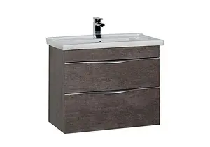 Тумба под умывальник Aquanet Эвора 80 дуб антик 00183002, 1