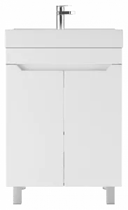 Тумба-умывальник напольная Айсберг Мечта 60 белый DM2309T+4607152361674 Тумба-умывальник напольная Айсберг Мечта 60 белый DM2309T+4607152361674, 3