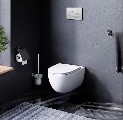 Унитаз подвесной безободковый Am.Pm Awe FlashClean белый C111700WH