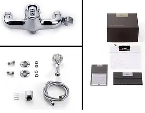 Смеситель для душа D&K Rhein Eucharius хром DA1373101 Смеситель для душа D&K Rhein Eucharius хром DA1373101, 5