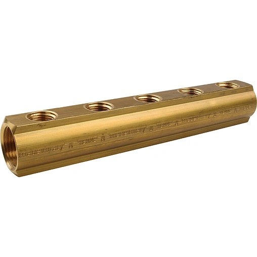 Коллектор распределительный проходной 5 отводов 1&quot;в/в x ½&quot;в Tiemme 1970001