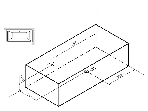 Ванна акриловая с гидромассажем Am.Pm Admire 190x90 W1AA-190-090W-A
