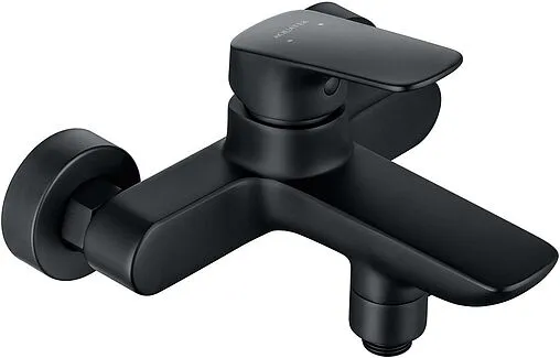 Комплект для ванны 3 в 1 Aquatek Вега чёрный матовый AQ1030MB