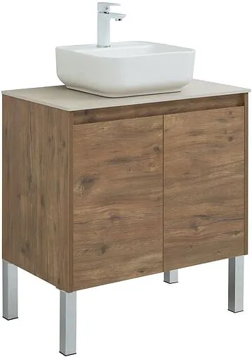 Тумба под умывальник Aquanet Nova Lite 75 дуб рустикальный 00298852