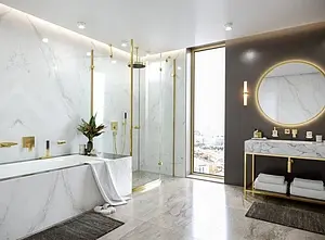 Излив для скрытого монтажа Hansgrohe Metropol полированное золото 32543990, 3