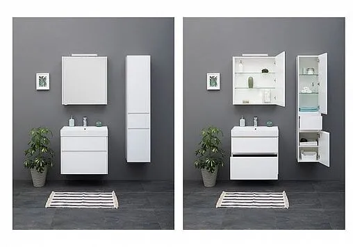 Шкаф-пенал Aquanet Бруклин 35 R белый 00203966 Шкаф-пенал Aquanet Бруклин 35 R белый 00203966