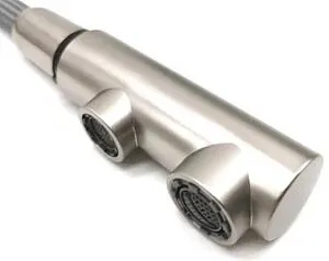 Смеситель для кухни с подключением к фильтру и выдвижным изливом Osgard Balans Plus чёрный матовый 36973, 4