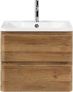 Тумба-умывальник подвесная BelBagno ALBANO 60 Rovere Rustico ALBANO-600-2C-SO-RR+BB600/455-LV-MR-ALR, 1