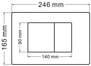 Комплект 5 в 1 Abber Bequem AC1100-AC0105-AC0120 с кнопкой хром глянцевый, 4