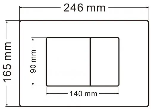 Комплект 5 в 1 Abber Bequem AC1100-AC0105-AC0120 с кнопкой AC0120 хром глянцевый