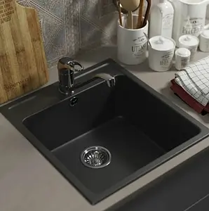 Мойка кухонная Uperwood UPD-406 уголь 391020200 Мойка кухонная Uperwood UPD-406 уголь 391020200, 3