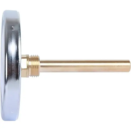 Термометр биметаллический Stout 100мм 120°С гильза 100мм ½&quot; SIM-0001-101015